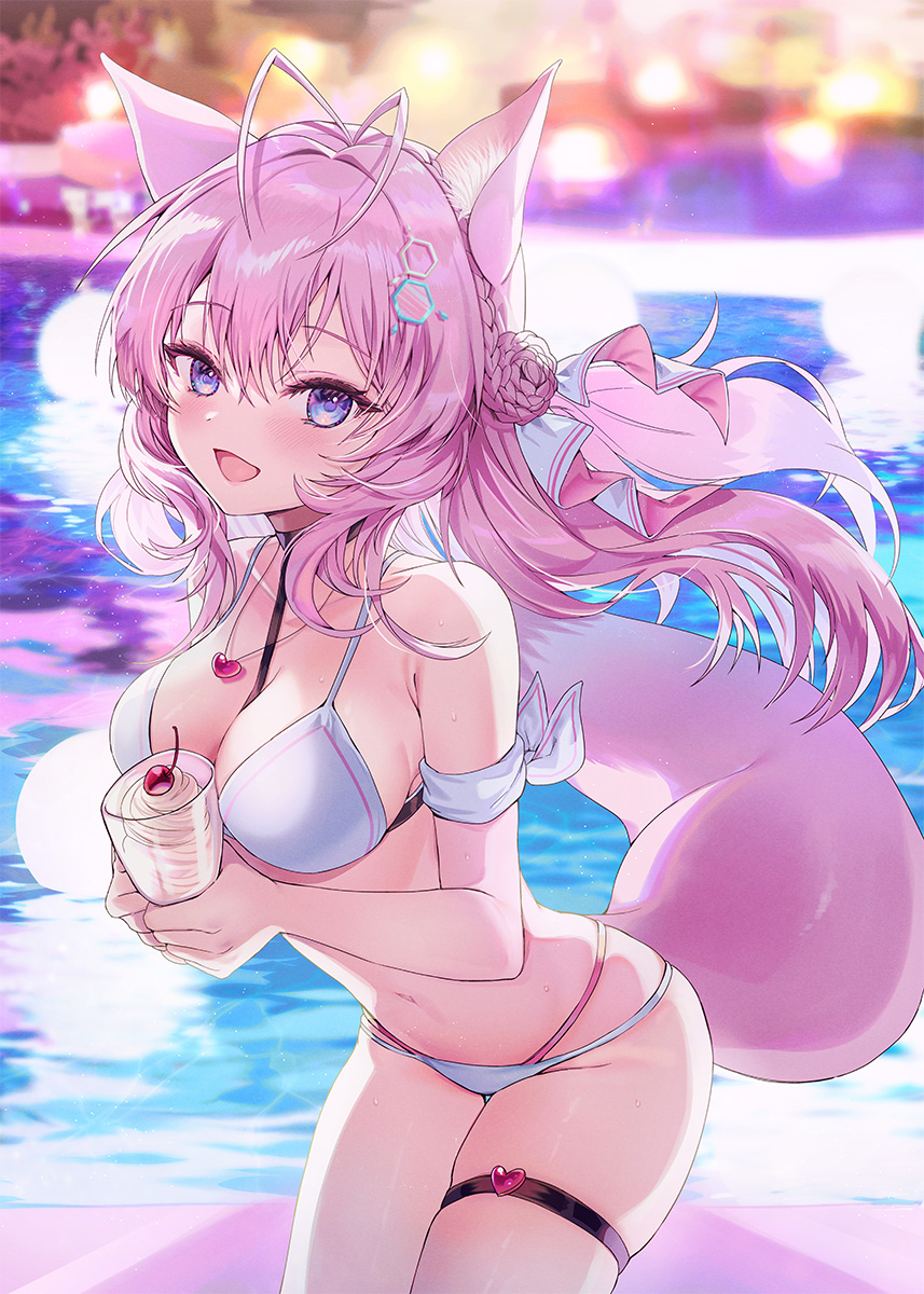 This is a pixiv picture whose title is ナイトプールこよ.