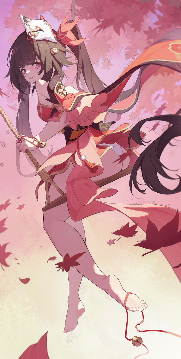 This is a pixiv picture whose title is 花火.