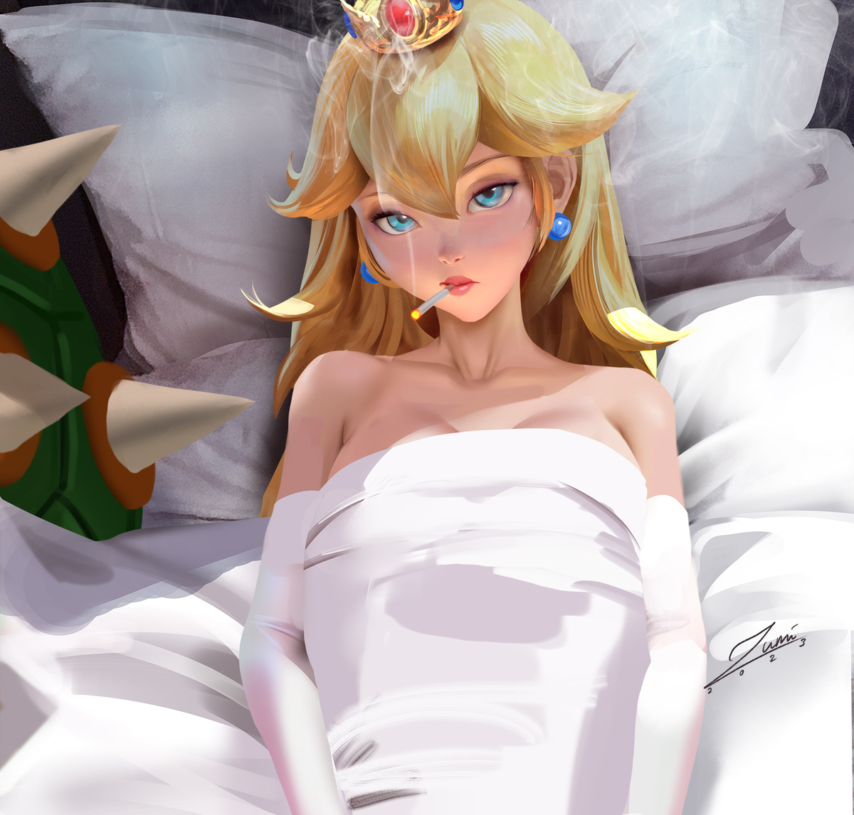 This is a pixiv picture whose title is Peach.