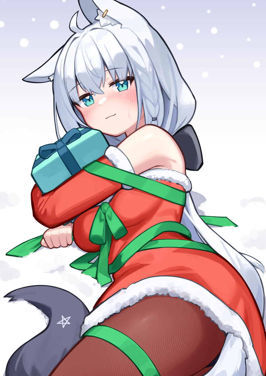 This is a pixiv picture whose title is メリークリスマス🎁.