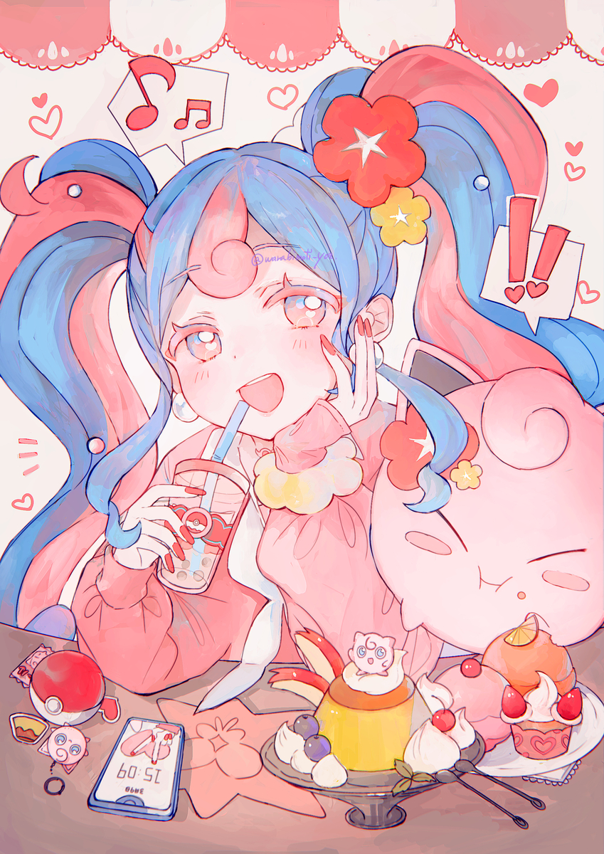 This is a pixiv picture whose title is 🎀.