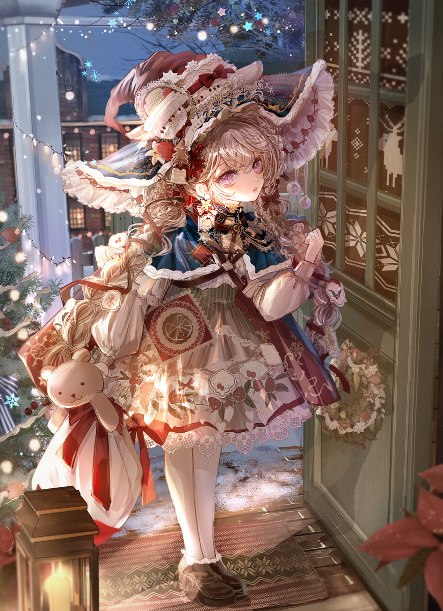 This is a pixiv picture whose title is 『 メリークリスマス ！』紅茶魔女 サンタ さん🎅.