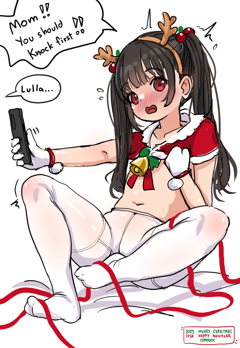 This is a pixiv picture whose title is Lulla Christmas 2023.