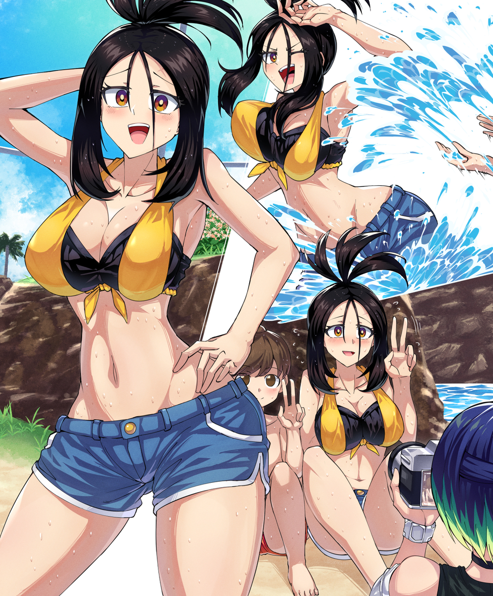 This is a pixiv picture whose title is 水着キハダ先生.