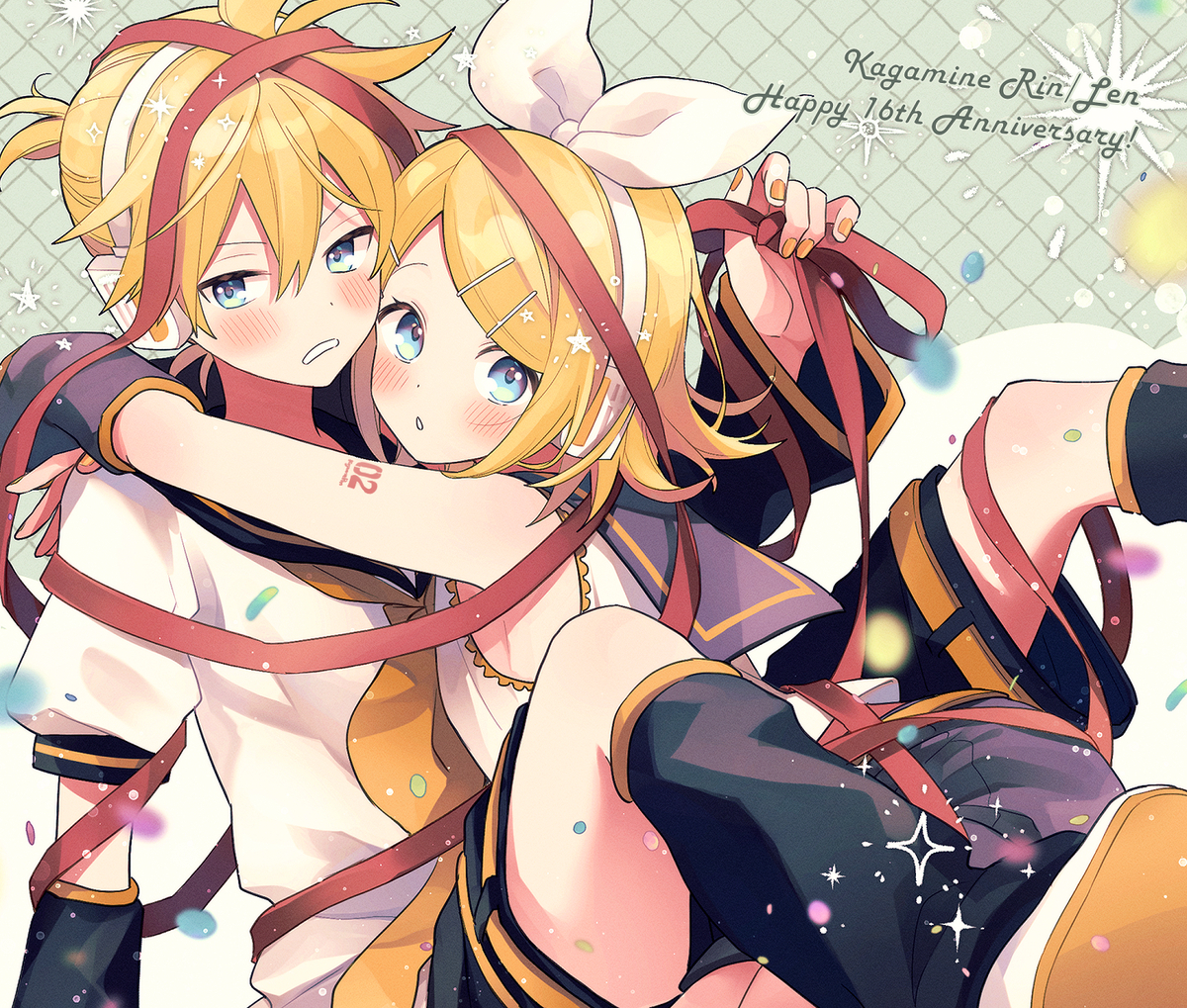 This is a pixiv picture whose title is Happy 16th Anniversary！.