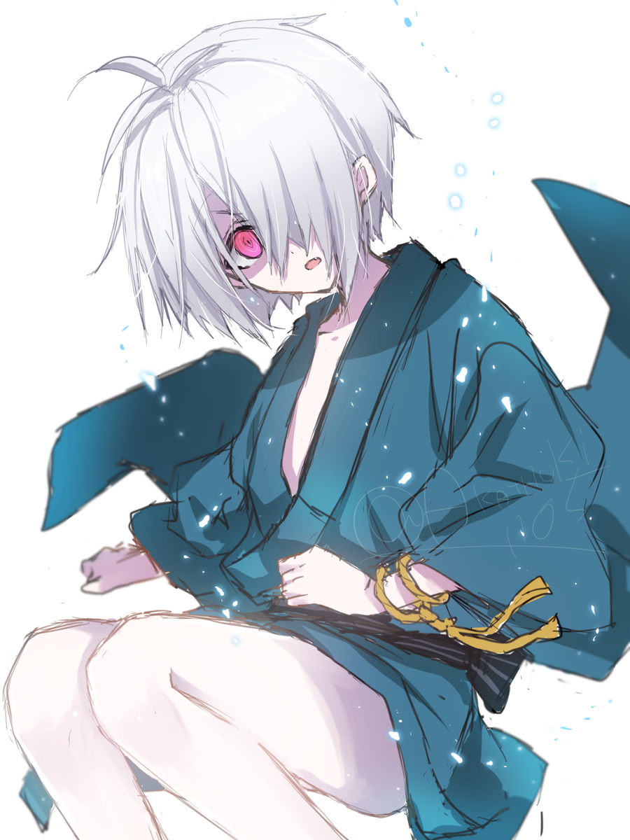 This is a pixiv picture whose title is 強めの幻覚ゲゲ郎少年.