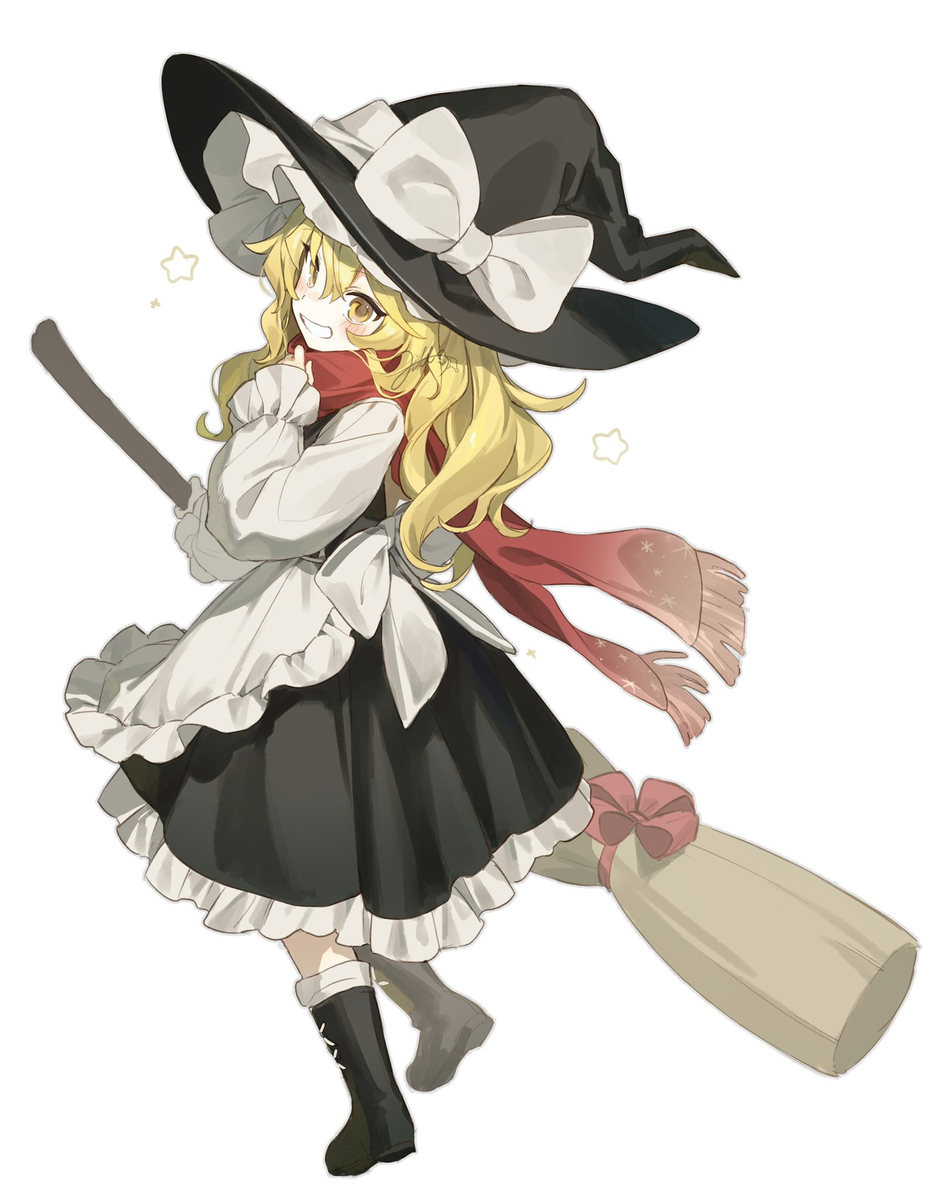 This is a pixiv picture whose title is 冬魔理沙☃❄.