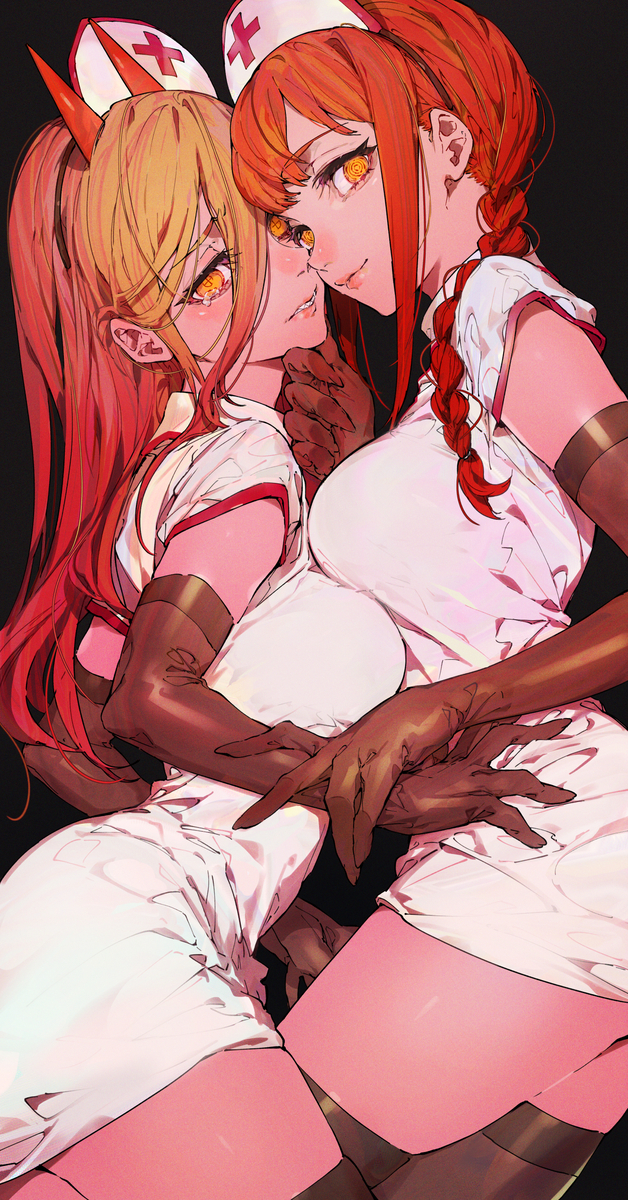 This is a pixiv picture whose title is チェンソーマン.
