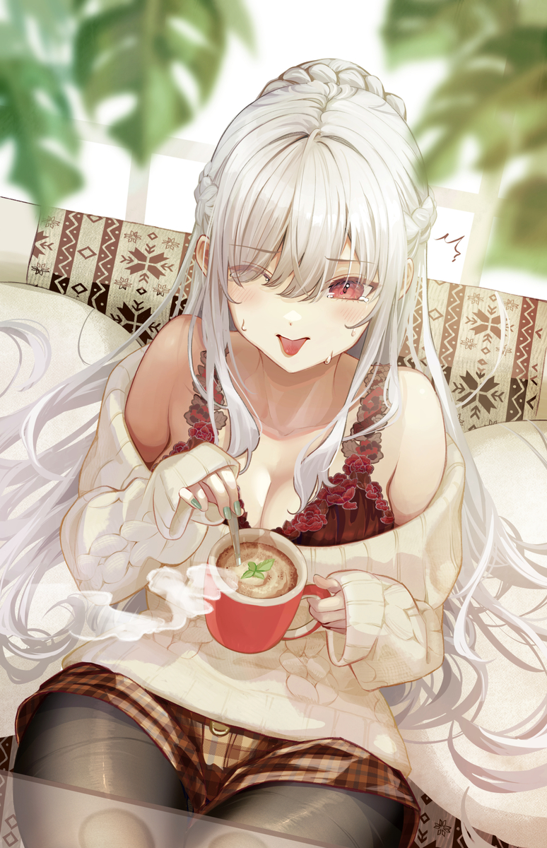 This is a pixiv picture whose title is Very Hot chocolate.