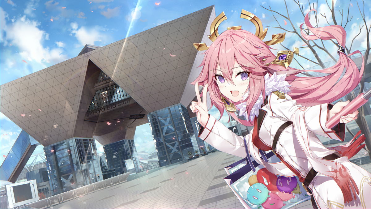 This is a pixiv picture whose title is コミケにて！.