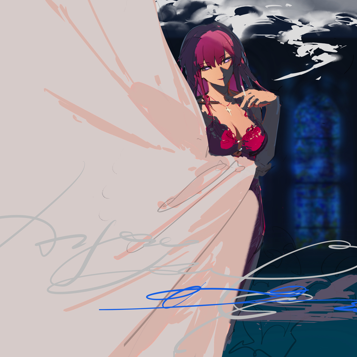 This is a pixiv picture whose title is 妈咪x3.