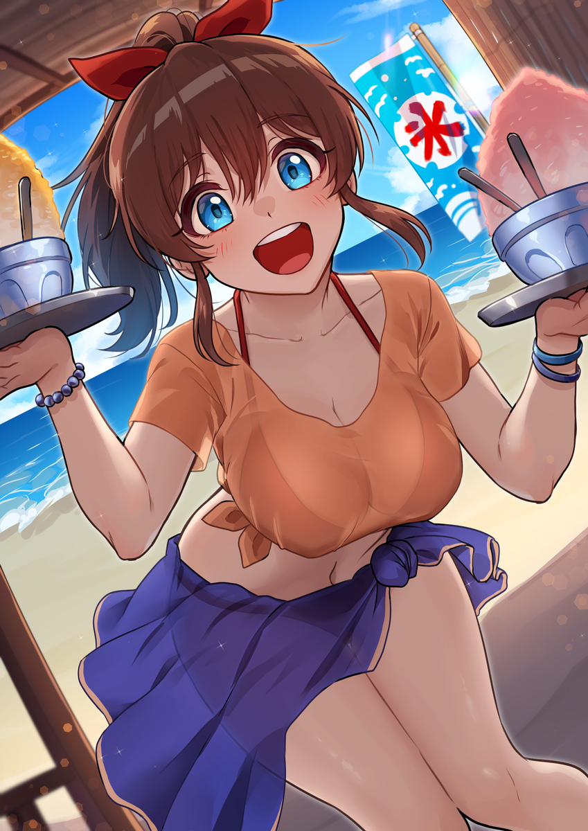 This is a pixiv picture whose title is 売上を上げてくれる美奈子.