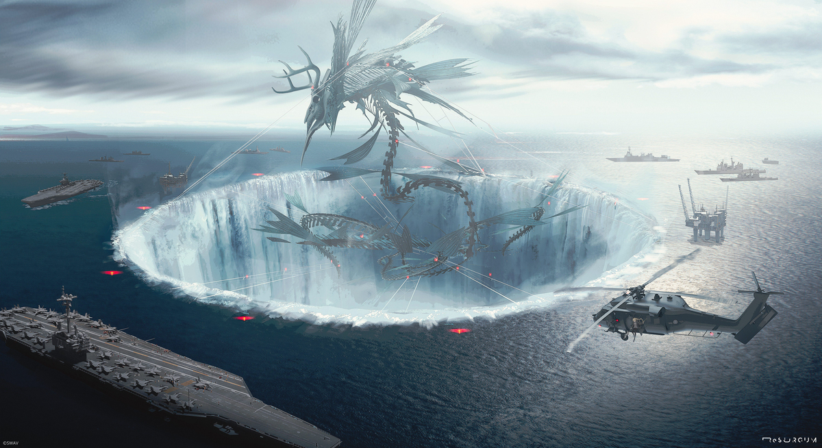 This is a pixiv picture whose title is 封印海域.