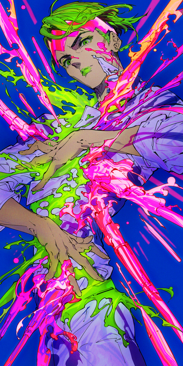 This is a pixiv picture whose title is 岸辺露伴.