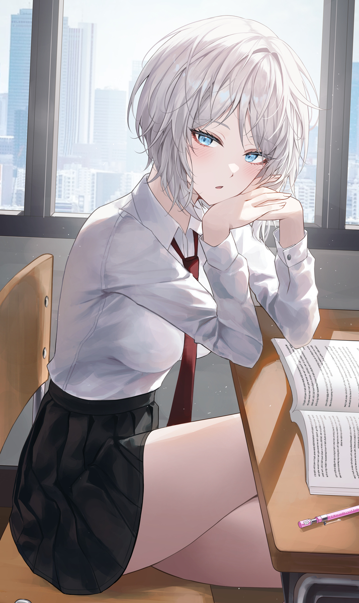 This is a pixiv picture whose title is となりのファウストさん.