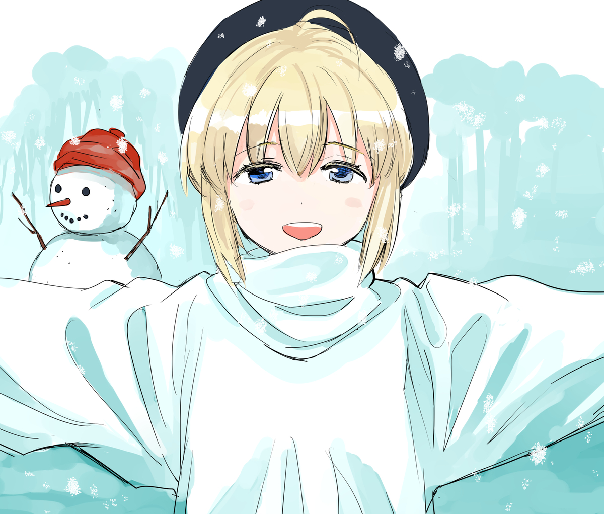 This is a pixiv picture whose title is ガンスリらくがき2023.