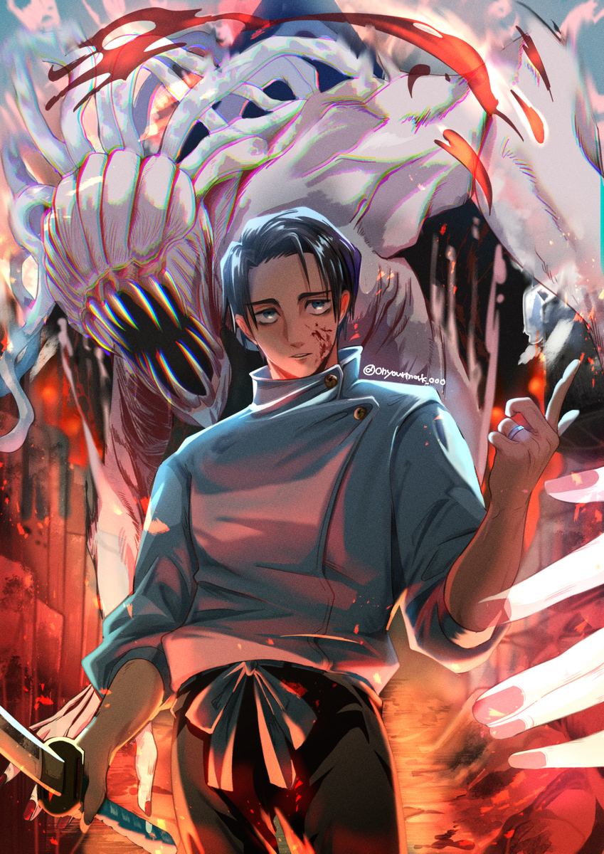This is a pixiv picture whose title is 現着.