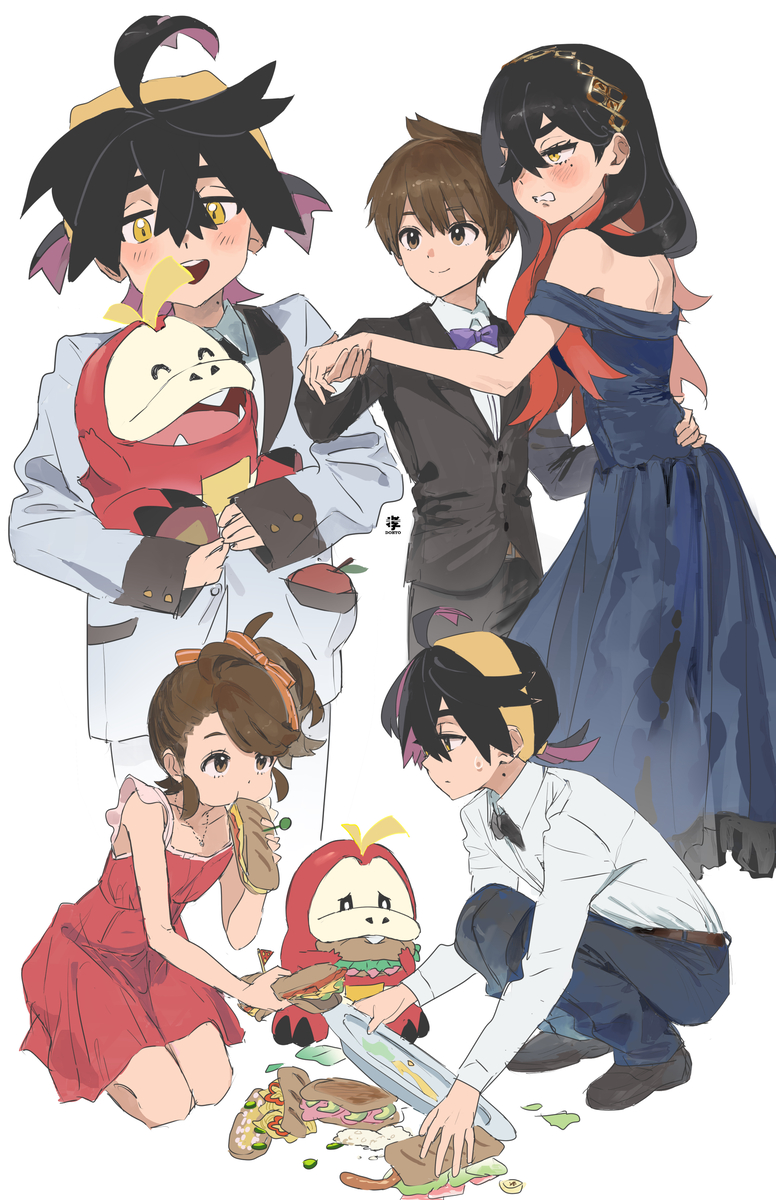 This is a pixiv picture whose title is ポケモンSV(1~3).