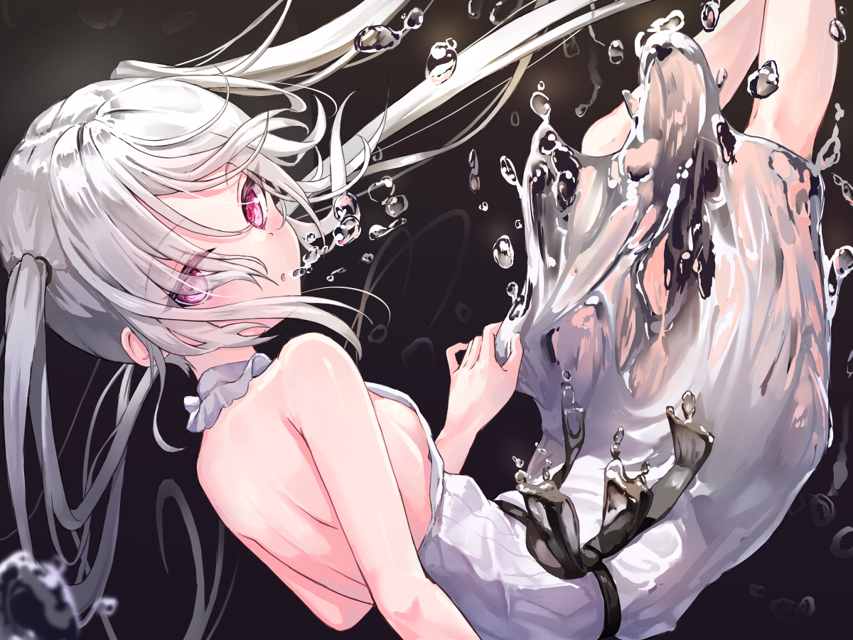 This is a pixiv picture whose title is Water Dress💧.