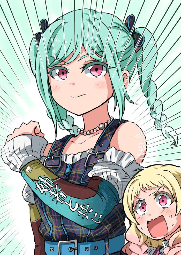 This is a pixiv picture whose title is 鬼塚姉妹とマルガレーテちゃんまとめ.