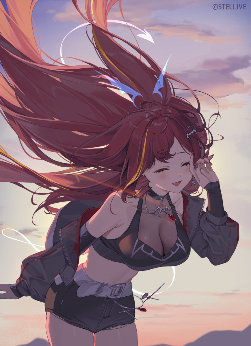 This is a pixiv picture whose title is 朱音リゼ.