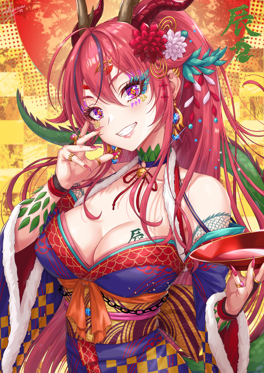 This is a pixiv picture whose title is 辰娘.