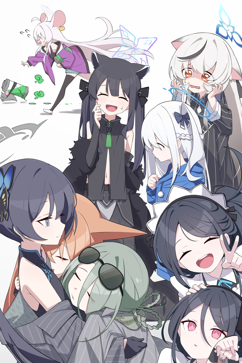 This is a pixiv picture whose title is ブルーアーカイブ.