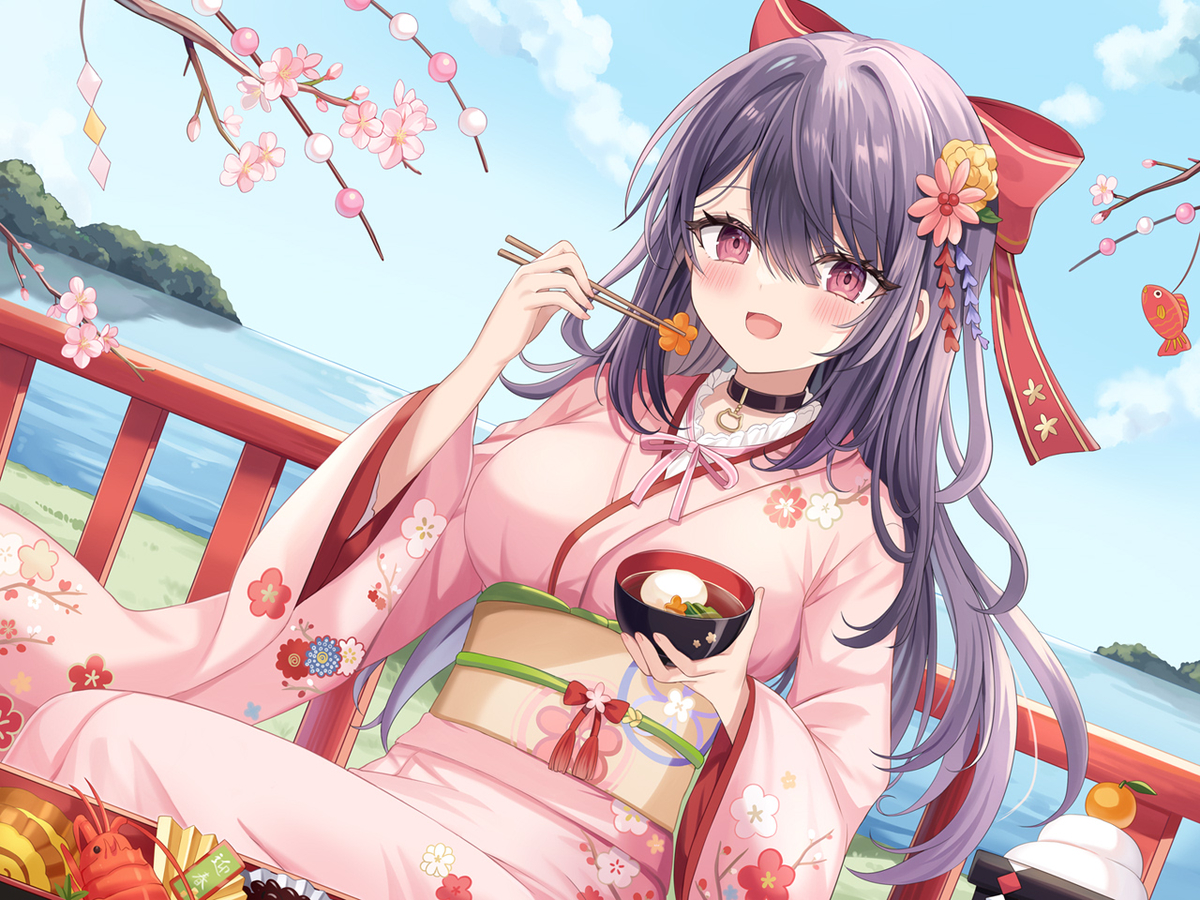 This is a pixiv picture whose title is あけましておめでとうございます.