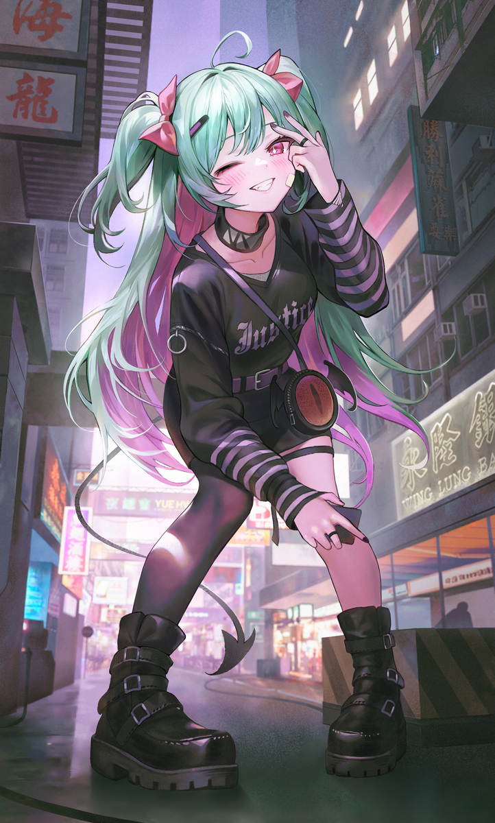 This is a pixiv picture whose title is AKUMA AKO.