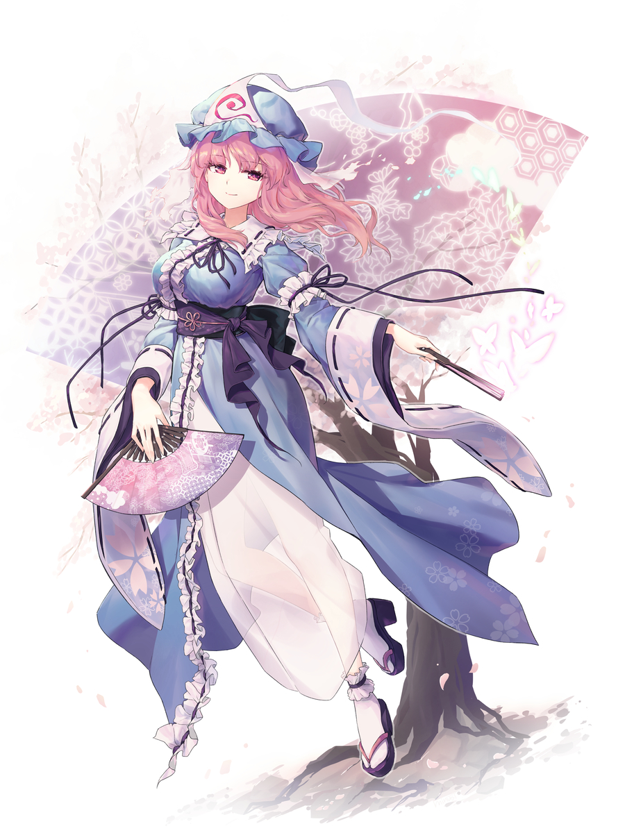 This is a pixiv picture whose title is 幽々子.