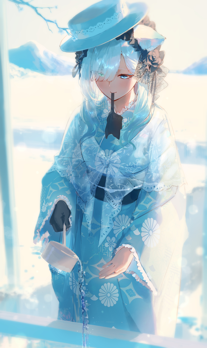 This is a pixiv picture whose title is HAPPY NEW YEAR 2024.