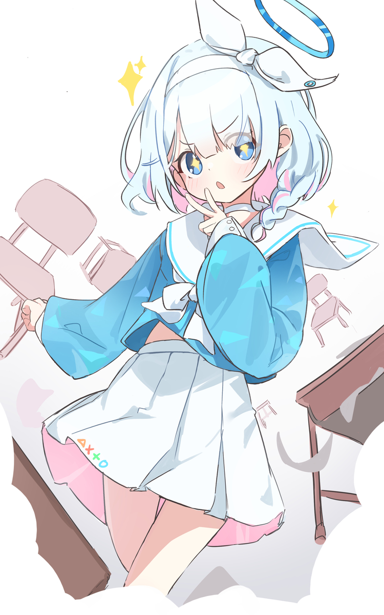 This is a pixiv picture whose title is ✌.