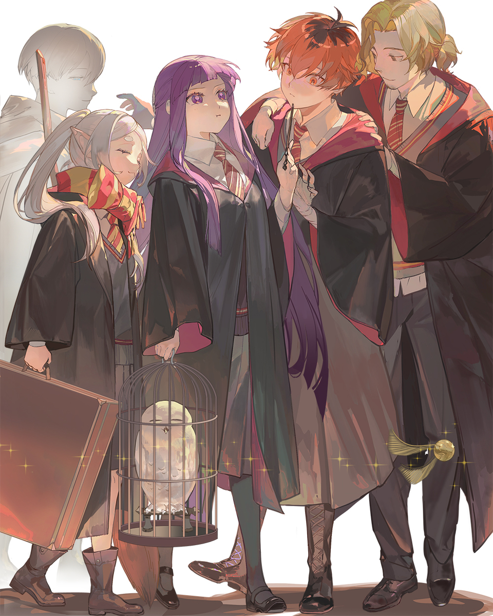 This is a pixiv picture whose title is Going to Hogwarts.