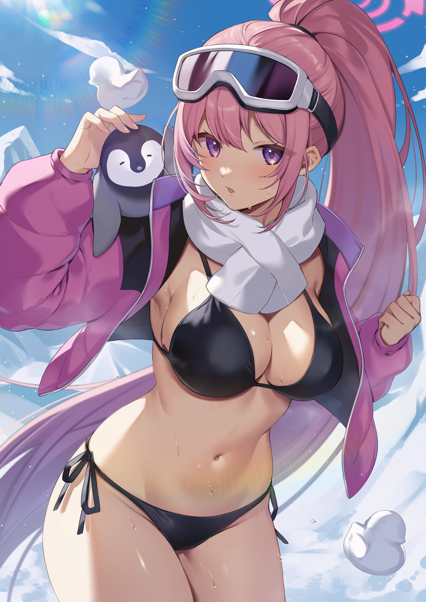 This is a pixiv picture whose title is あついね.