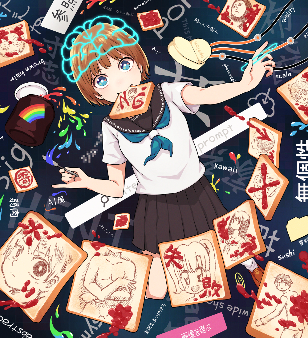 This is a pixiv picture whose title is 不正解の先に.