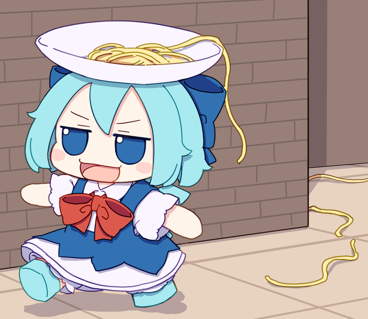 This is a pixiv picture whose title is なんだかいつもより軽いわ！.