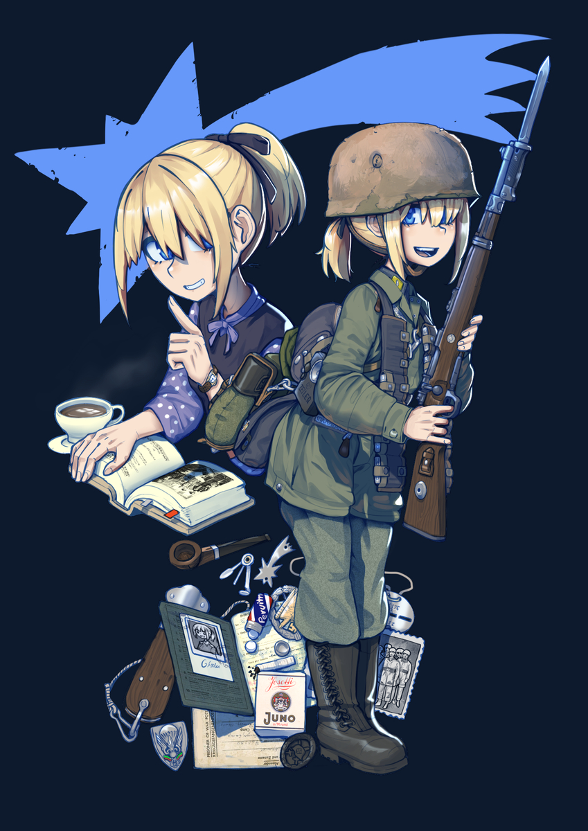 This is a pixiv picture whose title is Fallschirmjäger.