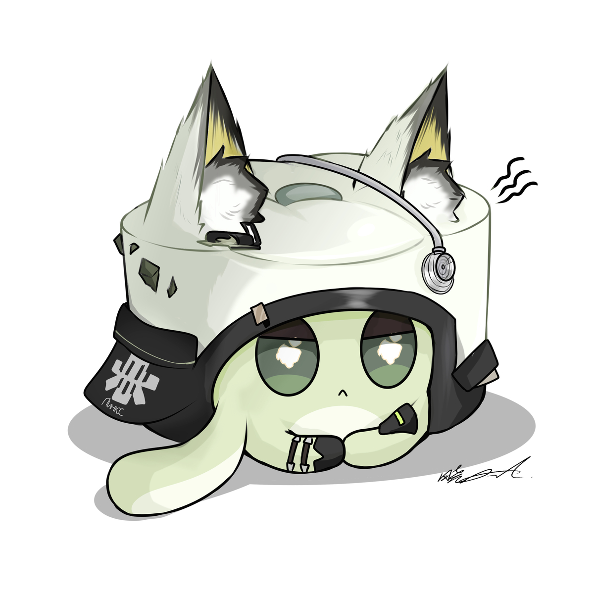 This is a pixiv picture whose title is 突发奇想.