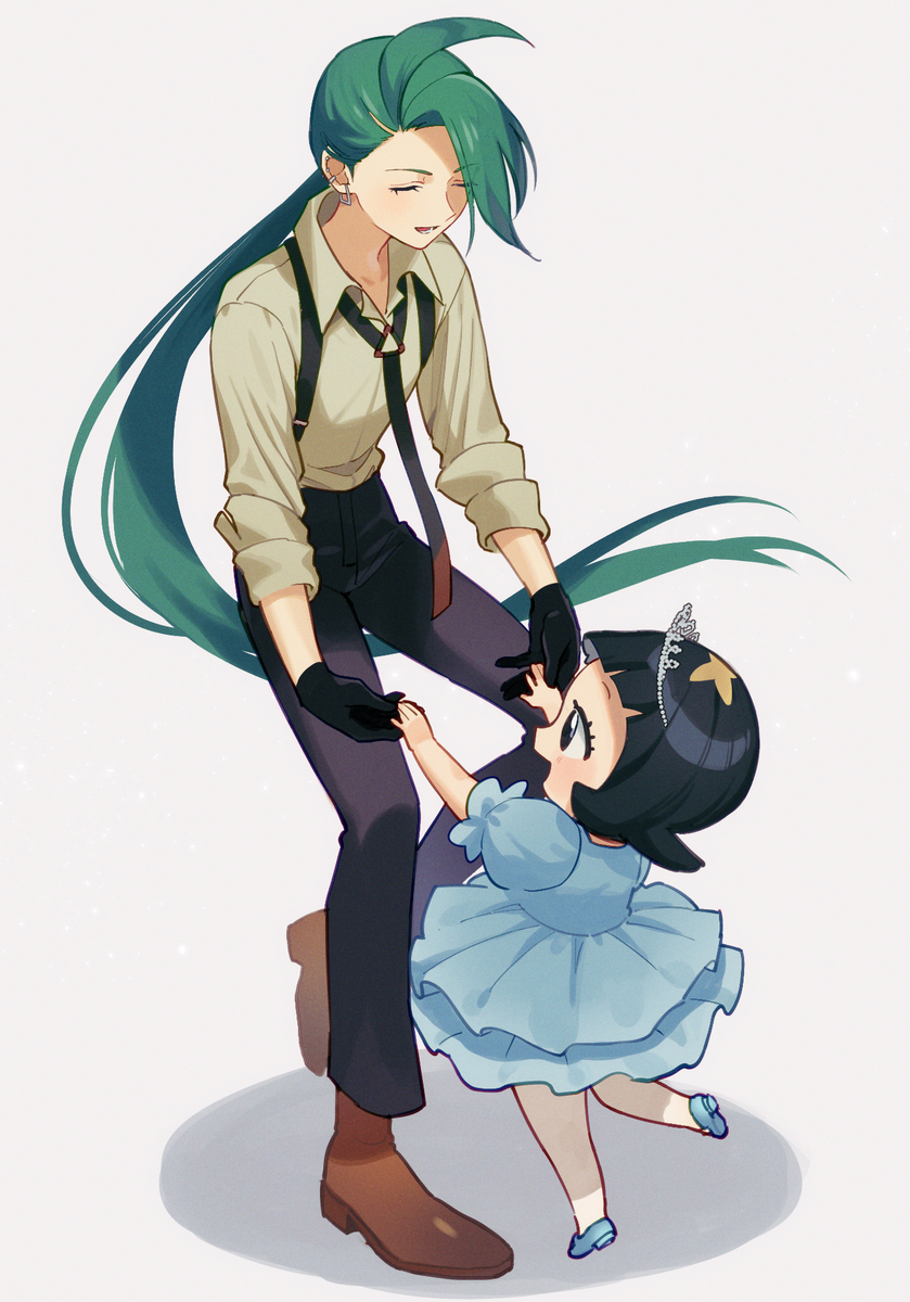 This is a pixiv picture whose title is お姫様ごっこ、王子様ごっこ.