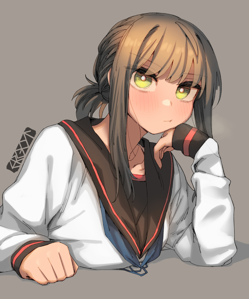 This is a pixiv picture whose title is 秘書艦殿.