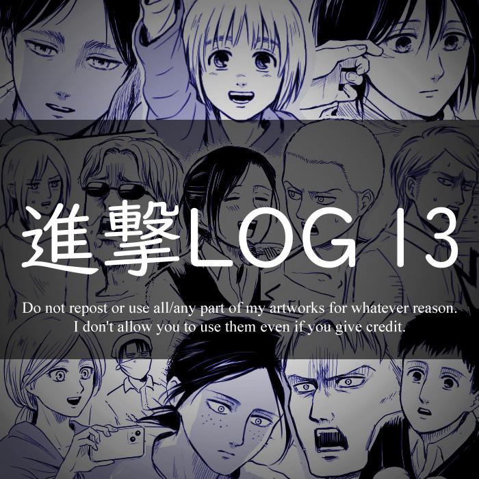 This is a pixiv picture whose title is 進撃LOG 13.