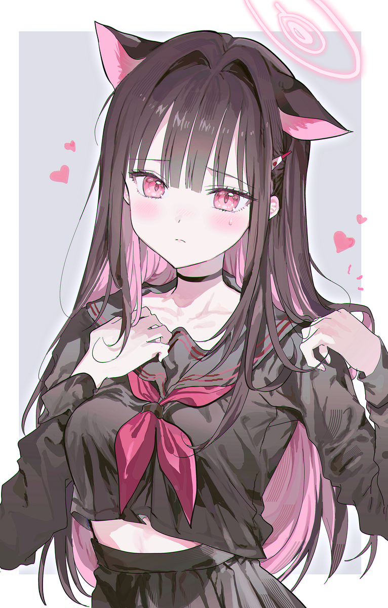 This is a pixiv picture whose title is カズサ.