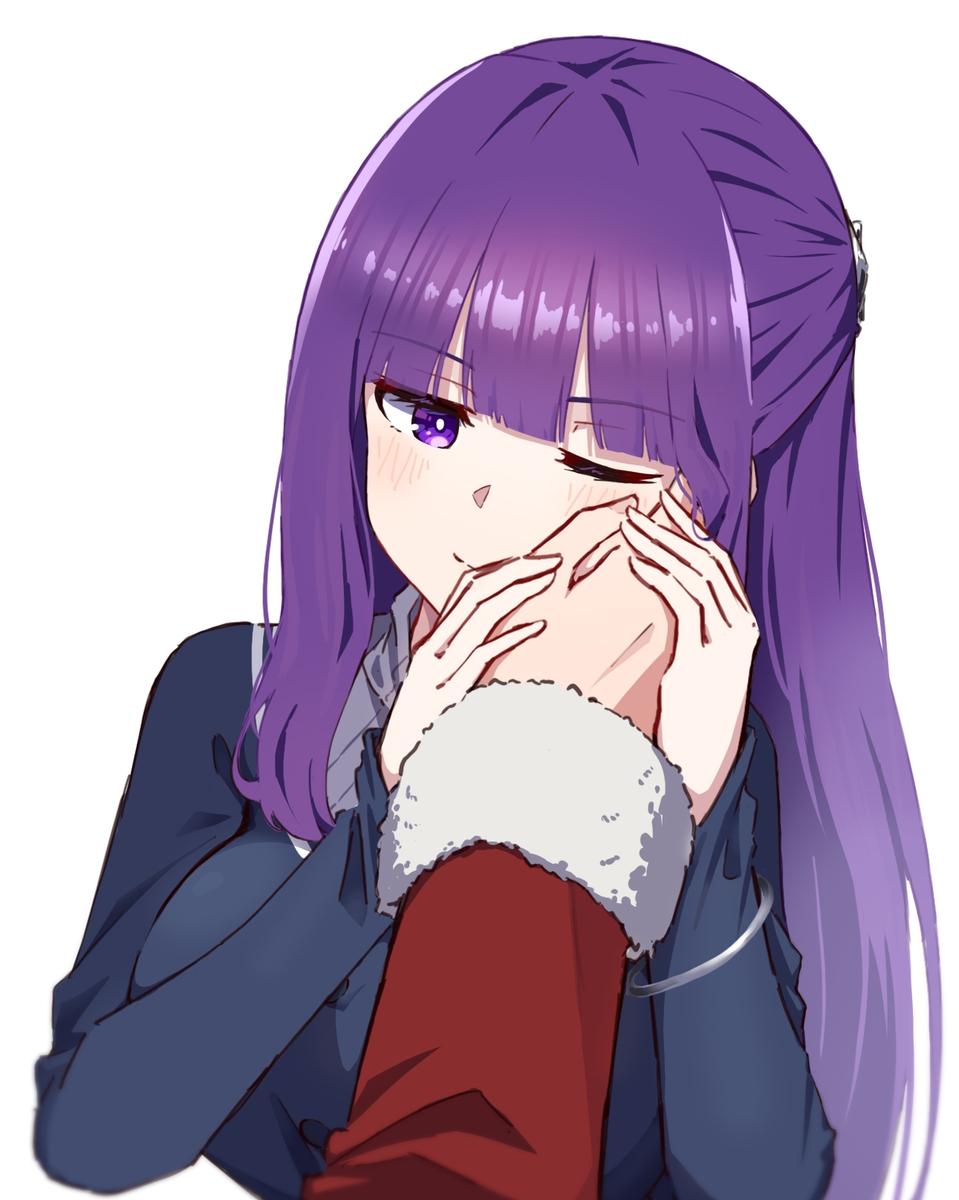 This is a pixiv picture whose title is 優しくして欲しいフェルン.