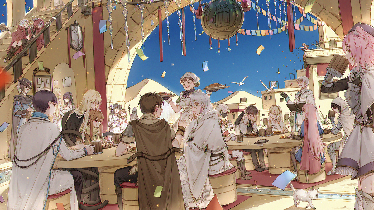 This is a pixiv picture whose title is 2024ハッピー無風祭~.