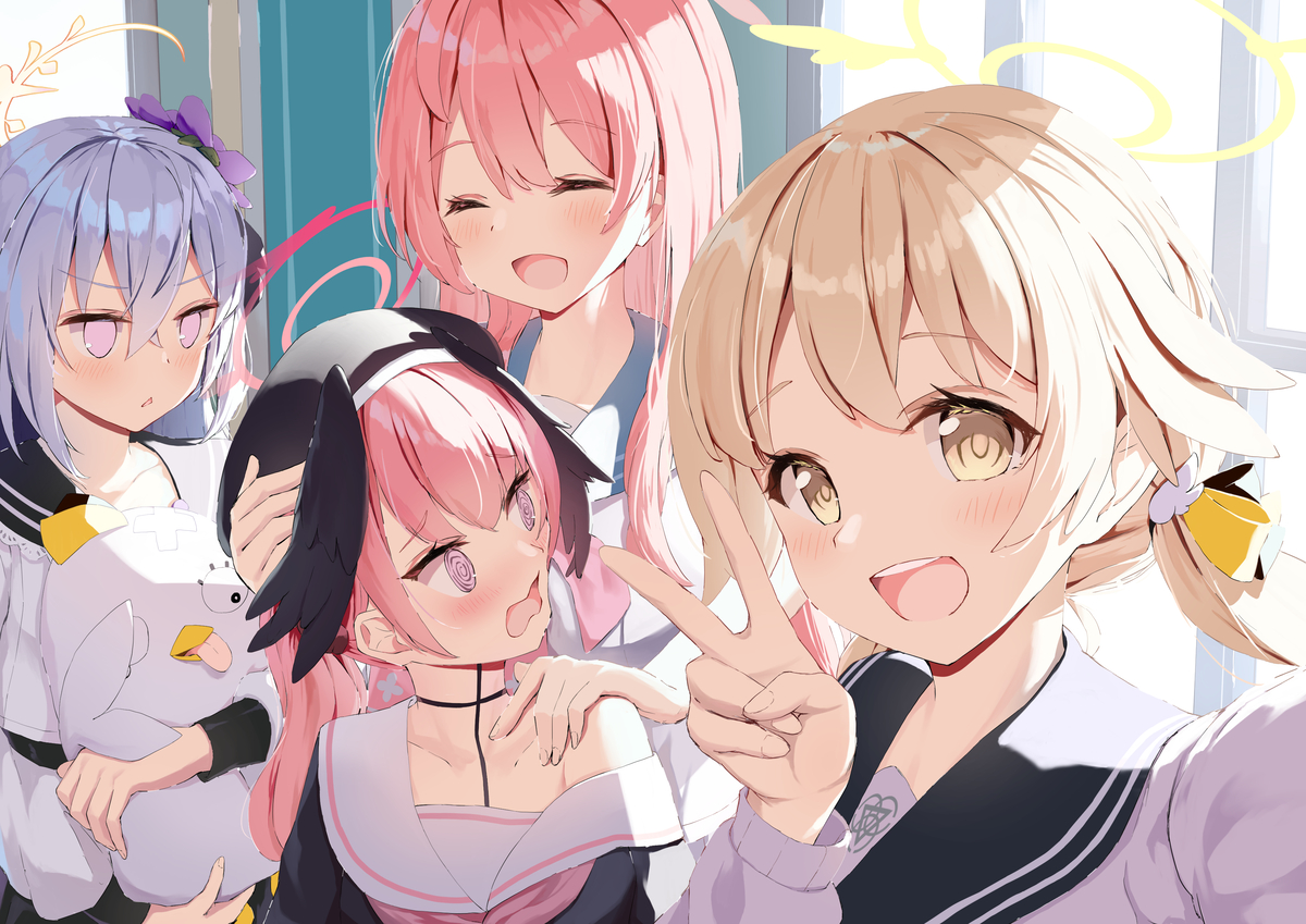 This is a pixiv picture whose title is 補習授業部.