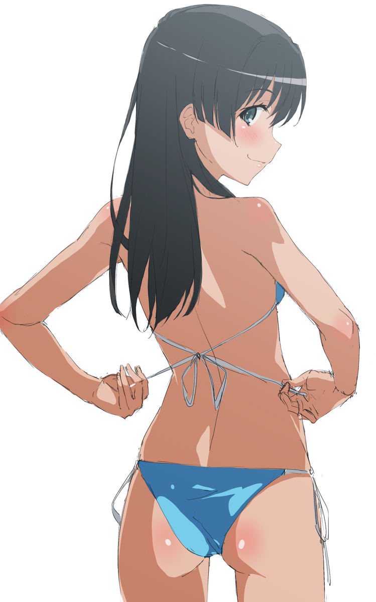 This is a pixiv picture whose title is 佐天涙子.