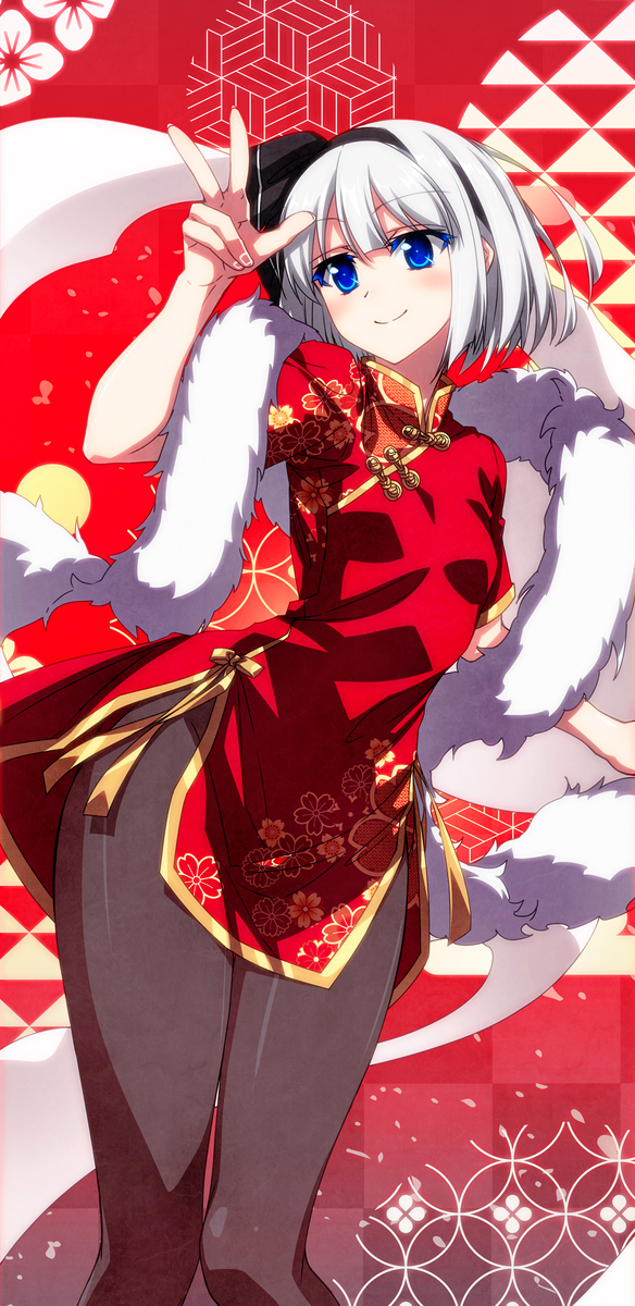 This is a pixiv picture whose title is チャイナドレス妖夢ちゃん！.
