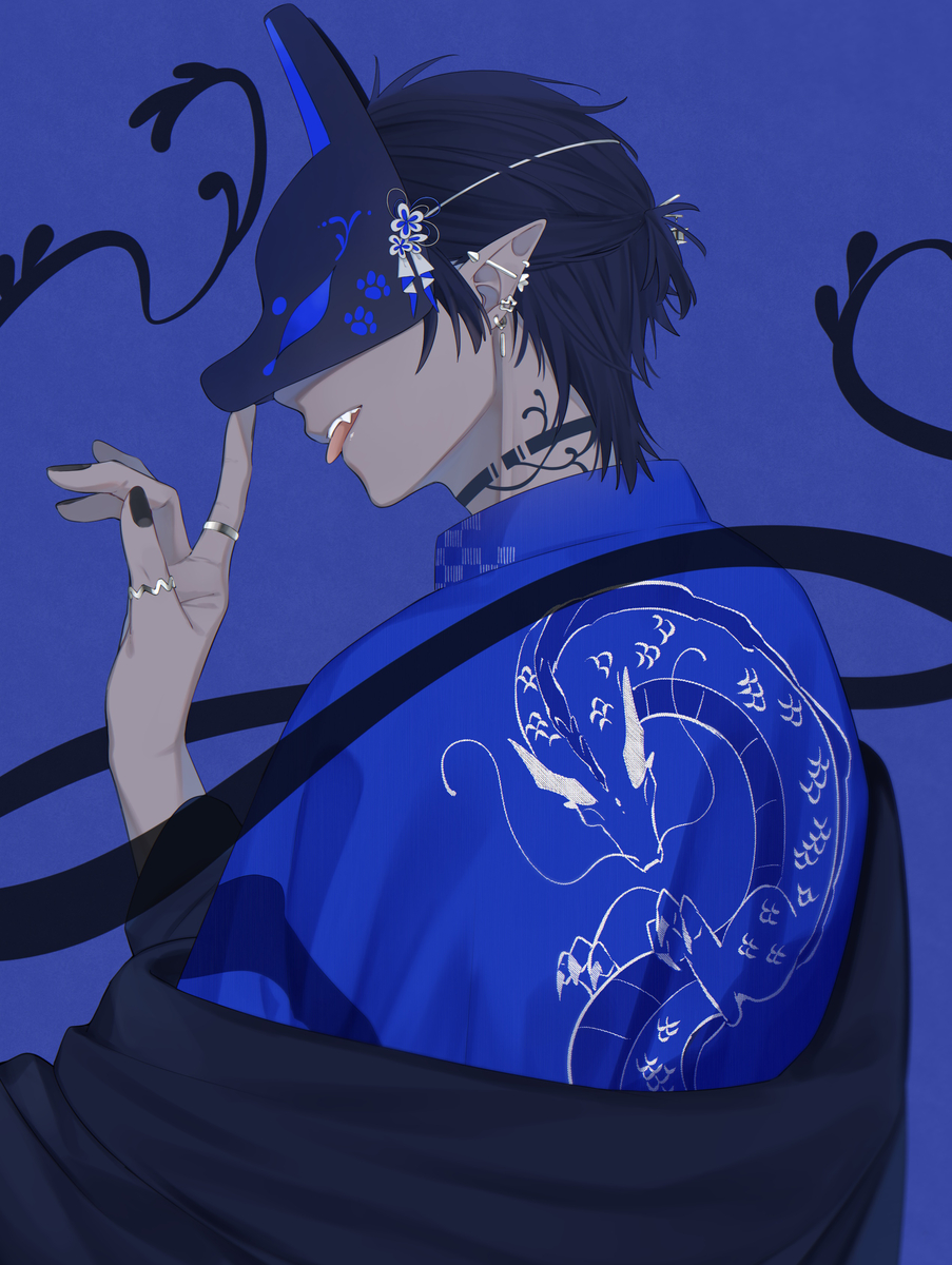 This is a pixiv picture whose title is 褐色男子.
