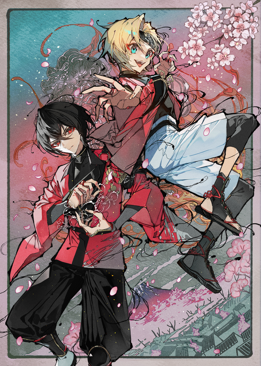 This is a pixiv picture whose title is 富嶽百景グラフィアトル.