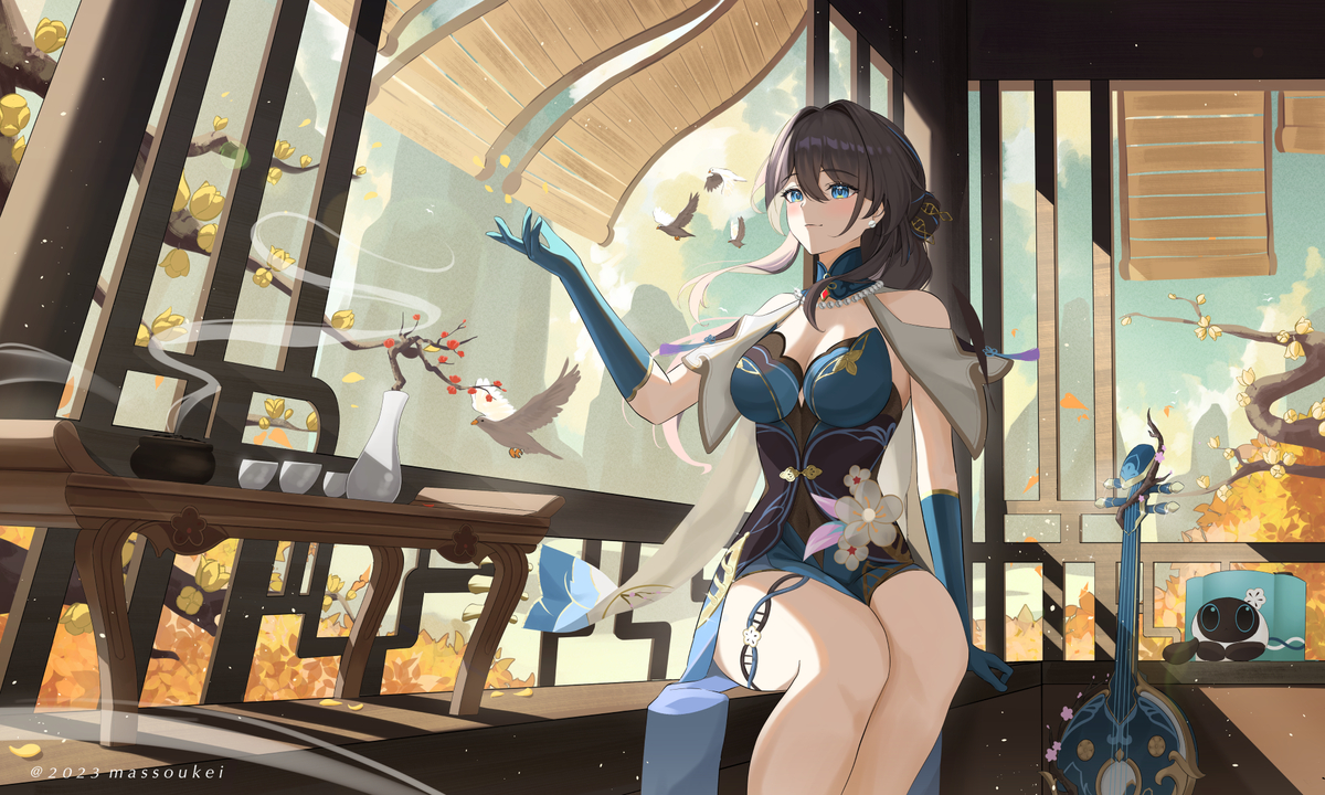 This is a pixiv picture whose title is Ruan Mei.